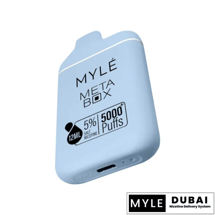 Myle Meta Box Blueberry lemon Disposable Device