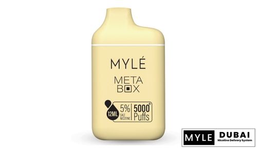 Myle Meta Box French Vanilla Disposable Device