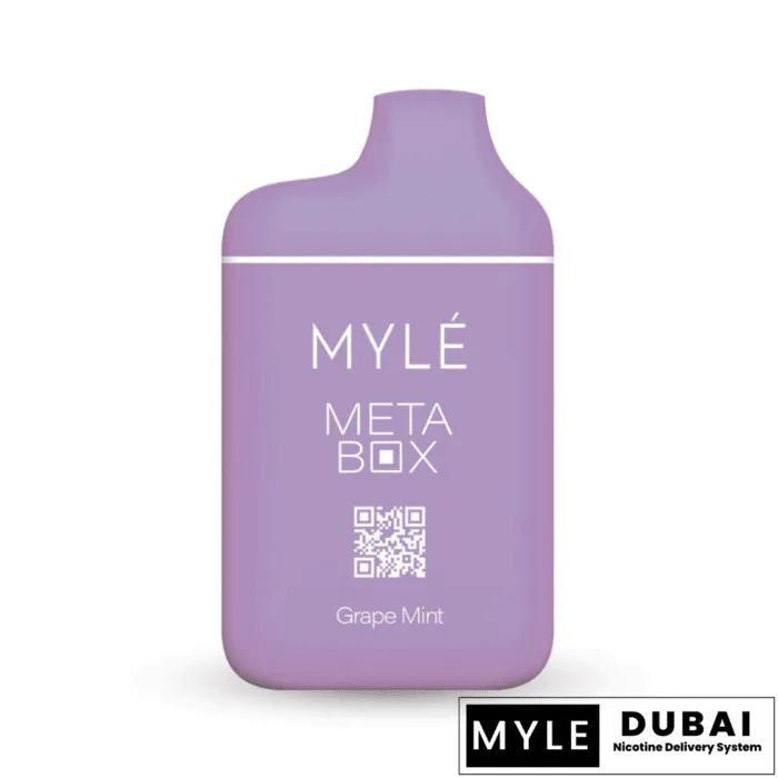 Myle Meta Box Grape Mint Disposable Device