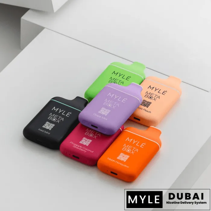 Myle Meta Box Grape Mint Disposable Device