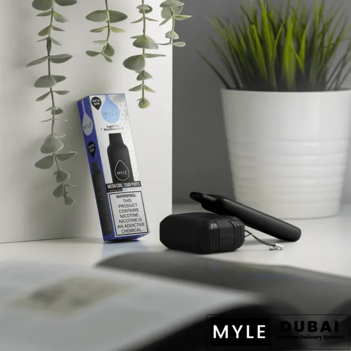 Myle Meta Bar Lychee Blackcurrant Disposable Device
