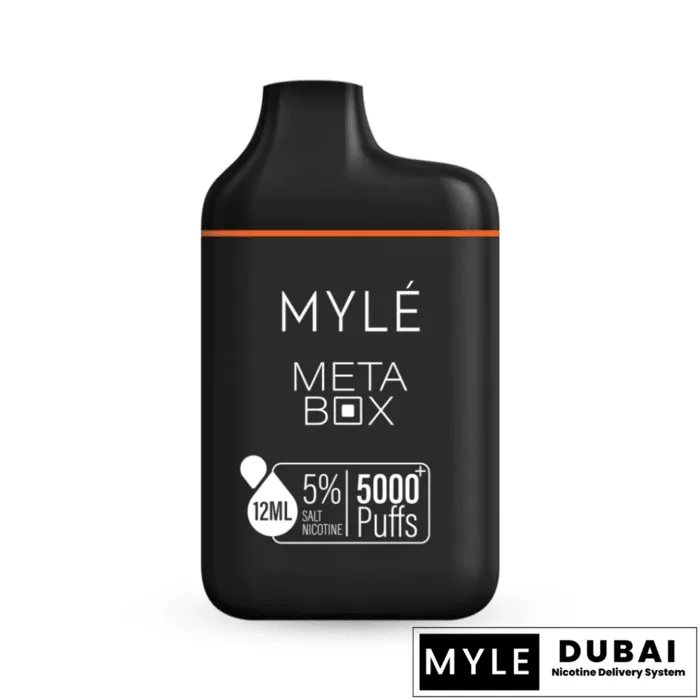Myle Meta Box Orange Ice Disposable Device