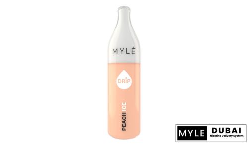 Myle Drip Peach Ice Disposable Device