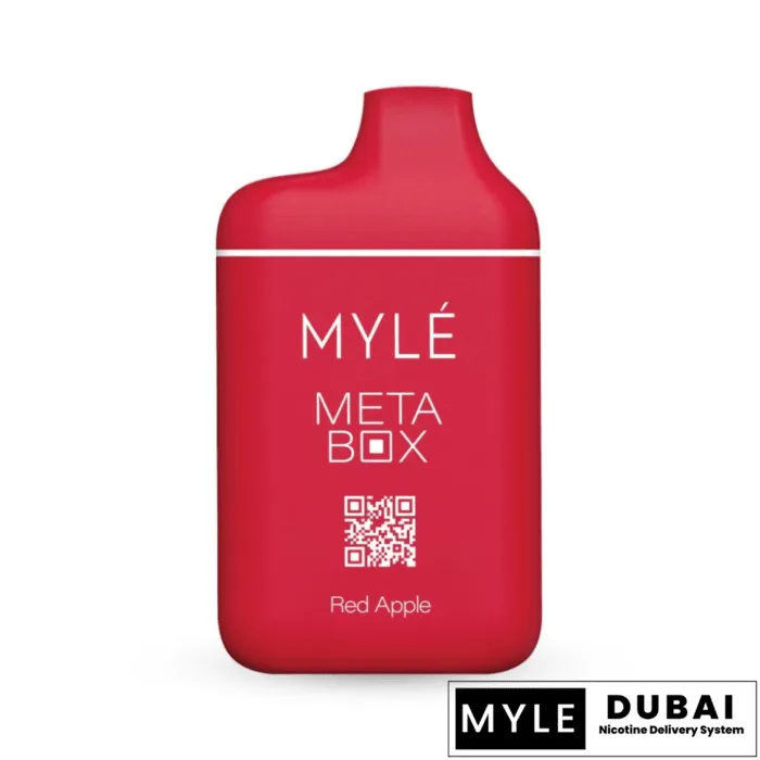 Myle Meta Box Red Apple Disposable Device