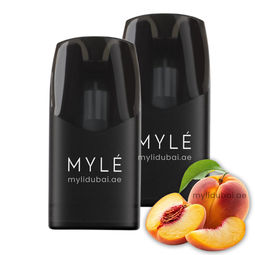 Myle Meta V5 Georgia Peach Pods 1 Myle Meta V5 Georgia Peach Pods