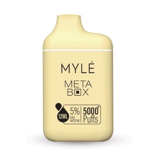 Myle Meta Box French Vanilla Disposable Device 1 Myle Meta Box French Vanilla Disposable Device