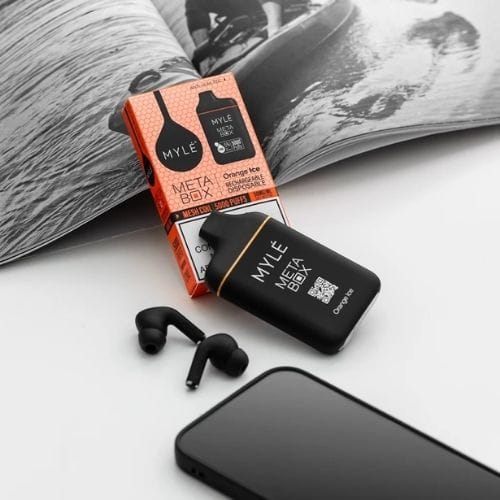 Myle Meta Box Orange Ice Disposable Device 3 Myle Meta Box Orange Ice Disposable Device - Image 3